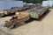 EAGER BEAVER 12HA-PT 25' Flatbed Trailer w/ Dovetail - Ramps - Tandem Axles