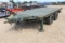 ARMY FLATBED TRAILER  Army 14' Flatbed Trailer - Tandem Axles - Pintle Hitch