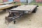 HUDS  24' Flatbed Trailer W/ Dovetail - Ramps - Tandem Axles