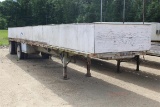 UTILITY  45' Flatbed Trailer w/ Removable Sides - Spread Axles