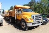 FORD F750 10' Dump Body - Electric Tarp - Diesel Engine - Push Button Automatic Transmission