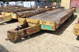 INTERSTATE 24DT 24' Flatbed Trailer w/ Dovetail - Ramps - Tandem Axles