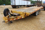 CAM SUPER LINE 25' Tilt Flatbed Trailer - Tandem Axles