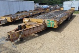 EAGER BEAVER 12HA-PT 25' Flatbed Trailer w/ Dovetail - Ramps - Tandem Axles