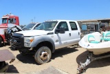 FORD F550 SALVAGE ROW - Cab & Chassis - Powerstroke Engine - Automatic Transmission