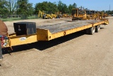 INTERSTATE  30' Flatbed Trailer w/ Dovetail - Ramps - Tandem Axles