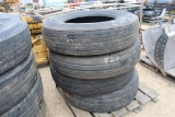 LOT OF 11R24.5 TIRES