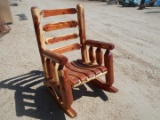 RED CEDAR ROCKER  Amish Built