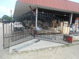 16' POWDER COATED GATE  w/ Post - Sportsman Paradise Cutout