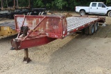 1986 25' FLATBED TRAILER