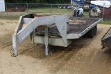 21' GOOSENECK FLATBED TRAILER