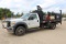 FORD F550 12' Steel Flatbed Service Truck - Fuel Tank w/ Pump - IR Compressor - 2000lb Lift Gate - H