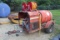 Smith Co Pressure Washer Unit - Gas Motor Tank - Pump Mounted On Single Axle Trailer