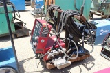 LINCOLN DOUBLE HEADED D Wire Feeder - Electric - Wheel Mounted
