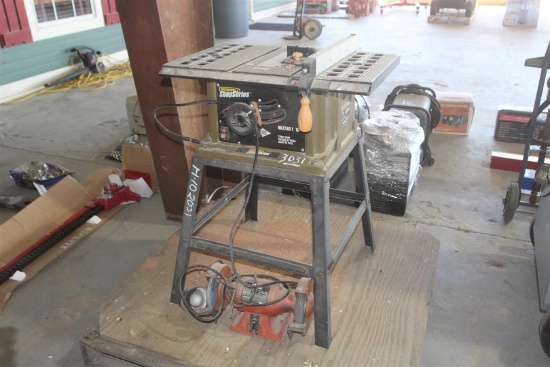 10'' Rockwell Table Saw w/ Grinder