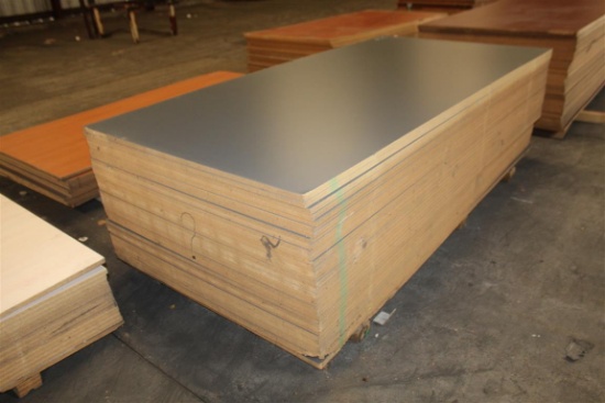 Aprroximately (35) Sheets of 4X8 3/4” Grey Melamine PBC