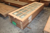 (9) 1 3/4”X30”X96” Fir Glass Doors