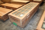 (9) 1 3/4”X30”X96” Fir Glass Doors