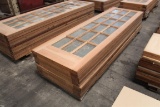 (9) 1 3/4”X30”X96” Fir Glass Doors