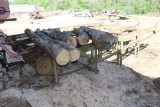 INFEED LOG DECK, 13' W x 22' L, Motor Driven, 4 Chain