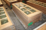 (10) 1 3/4”X30”X79” Glass Window Pine Doors