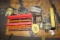 LOT OF SLIDE WINCHES & ROAD SIDE SAFETY EQUIPMENT