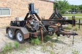 PIPE STRAIGHTENER TRAILER MOUNTED, W/ACCESSORIES TITLED TRAILERS (LARGER PIPE)