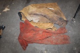 LOT OF WELDING LEATHERS