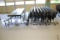 (10) Folding Cafeteria Tables