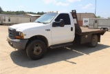 1999 FORD F550 9' STEEL FLATBED