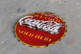 COKE METAL SIGN