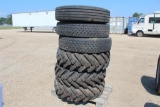 (6) 22.5 GOODYEAR TIRES- -MUD GRIPS
