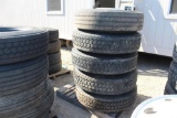 Lot of (5) Truck Tires