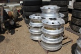 Lot of (10) Aluminum Wheels