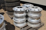 Lot of (10) Aluminum Wheels