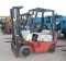 SALVAGE ROW NISSAN 40 FORKLIFT