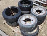 LOT OF MISC. EQUIPMENT TIRES