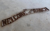 10' WELCOME TO THE FARM SIGN