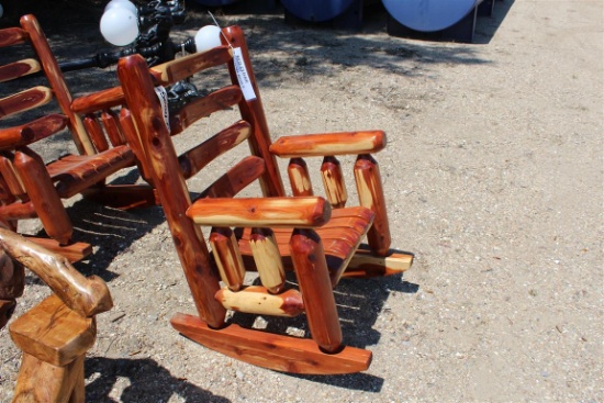 RED CEDAR ROCKING CHAIR