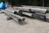 LOT OF (11) ELECTRICAL POLES