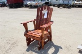 RED CEDAR ROCKING CHAIR