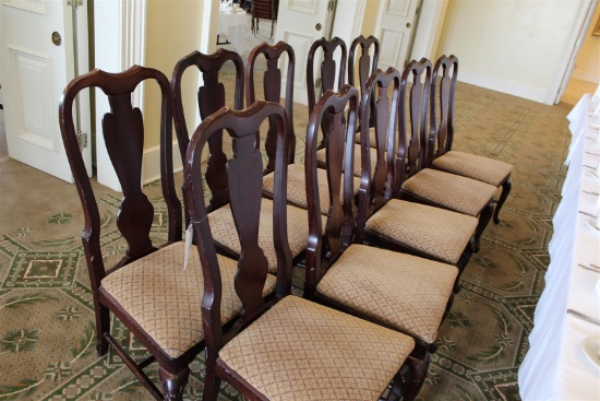 (10) CHERRY BANQUET CHAIRS