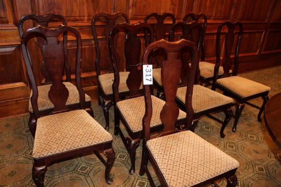 (10) CHERRY BANQUET CHAIRS