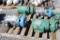 Pallet of (4) Pumps - (2) have 15HP Baldor Motor - 3450 RPM w/ Goulds Pumps