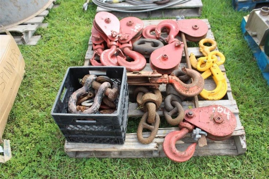 Pallet of Misc Mckissick Locks - Hooks - Shackles