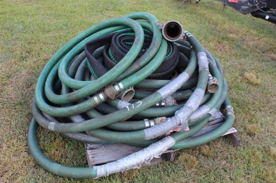 Large lot of 2" Suction Hose - 1 Piece of 4" Suction Hose