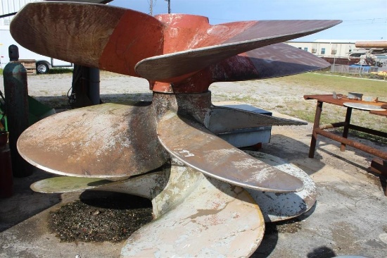 Lot of (2) RH & (1) LH Propellers - (1) 92"x66" - (2) is Approx. 90" - 10" Bore