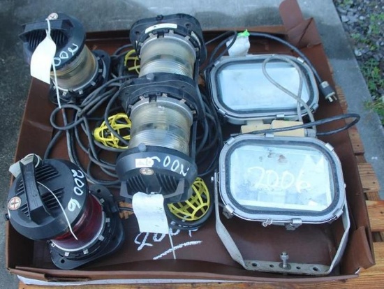 Pallet of Lights - Marker Lights - Boat Light - Drop Lights
