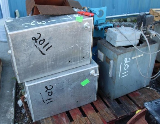 Lot of (4) Tanks - Siemens Elec. 3 Phase (Parts)