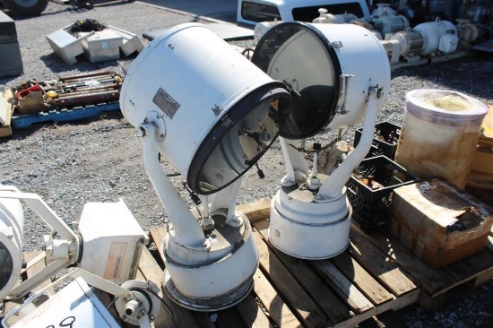 Pallet of (2) DWG 7768-1 Search Lights - SN: 74181 & 94818